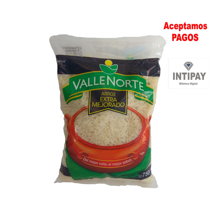 Arroz Extra Mejorado ValleNorte x 750g